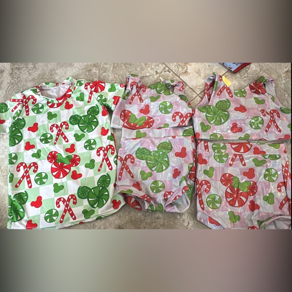 Disney Peppermint Christmas Swim